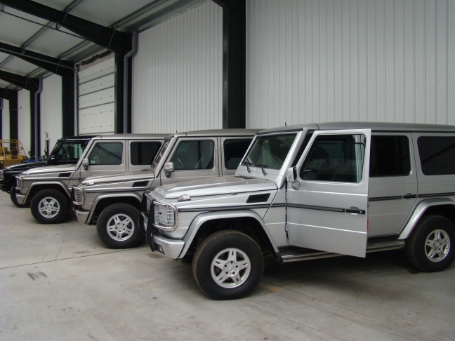 Armoured Mercedes G500 
