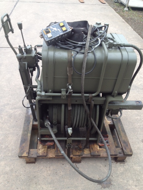 ROTZLER 11.5 T HYDRAULIC WINCH WITH OIL TANK AND WONDER LEAD
